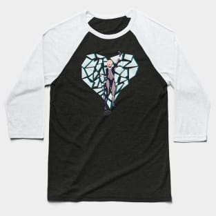 Heart of Glass Baseball T-Shirt